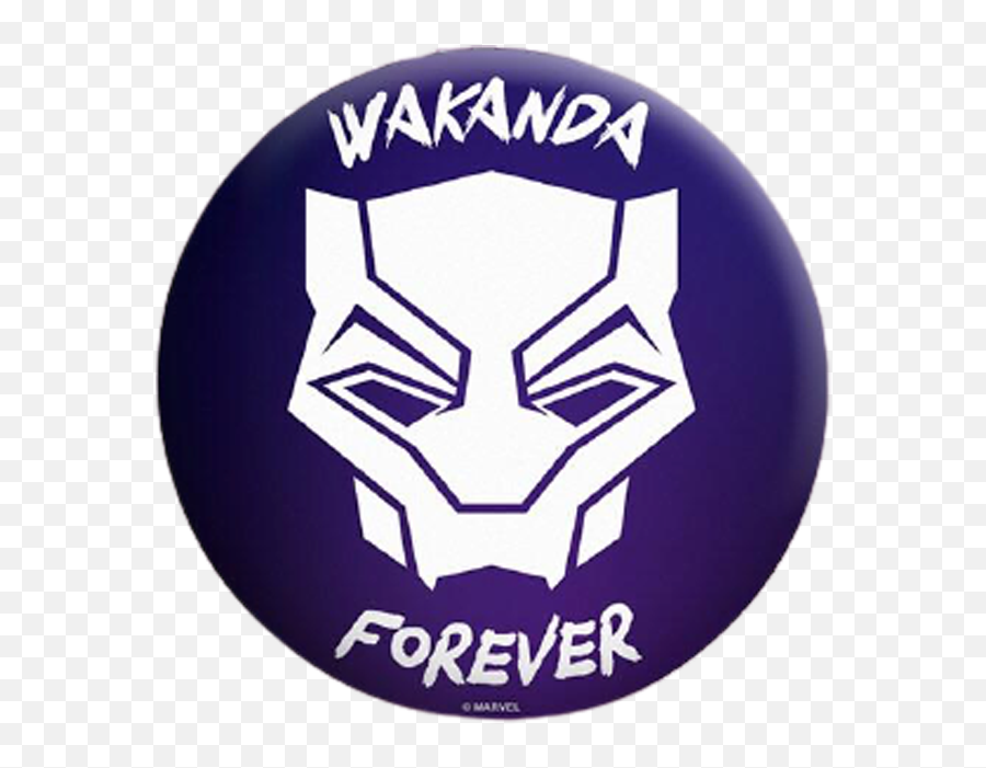 Black Panther Wakanda Forever Badge - Black Panther Marvel Rubber Keychain Png,Marvel Black Panther Icon
