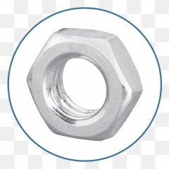 Hex Nuts And Heavy Steel Hardware Png