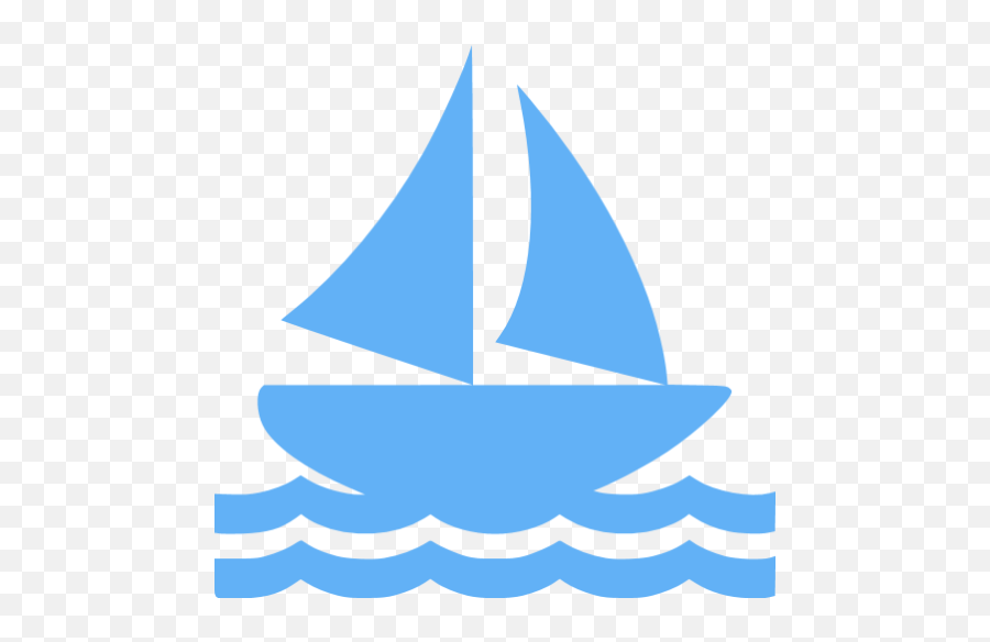 Tropical Blue Sail Boat Icon - Free Tropical Blue Boat Icons Green Boat Icon Png,Catamaran Icon