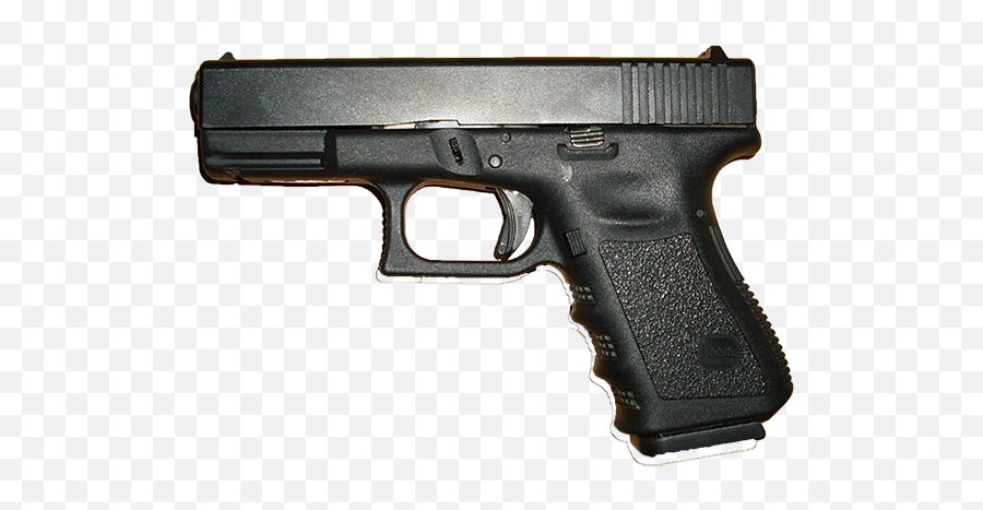 Handgun Clear Background Transparent - Glock 19 Black Png,Pistol Transparent Background