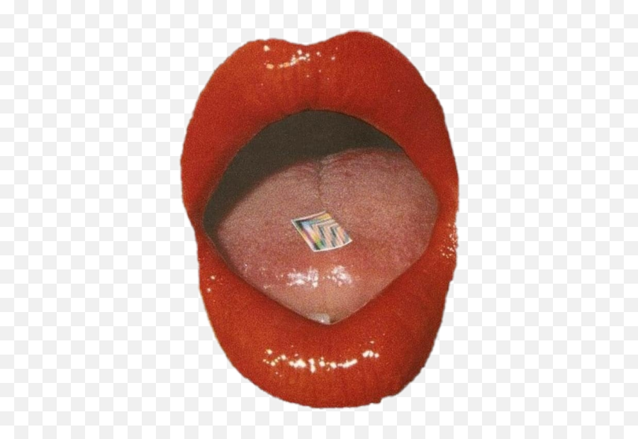 Moodboard Aesthetic Niche Filler Mouth Red Lips Acid - Vice Magazine Png,Lsd Png