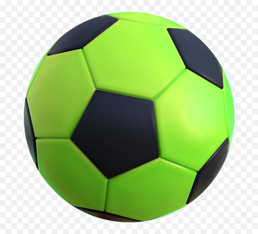 Download 3d Soccer Ball Png - Green Soccer Ball Png Png Football 3d Png,Soccer Ball Transparent Background
