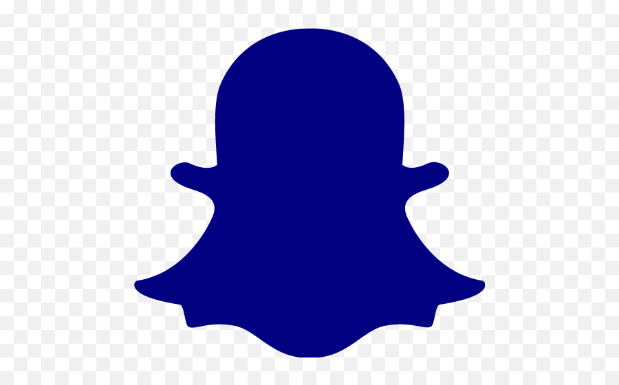Navy Blue Snapchat 2 Icon - Free Navy Blue Social Icons Warren Street Tube Station Png,Snapchat Icon Png