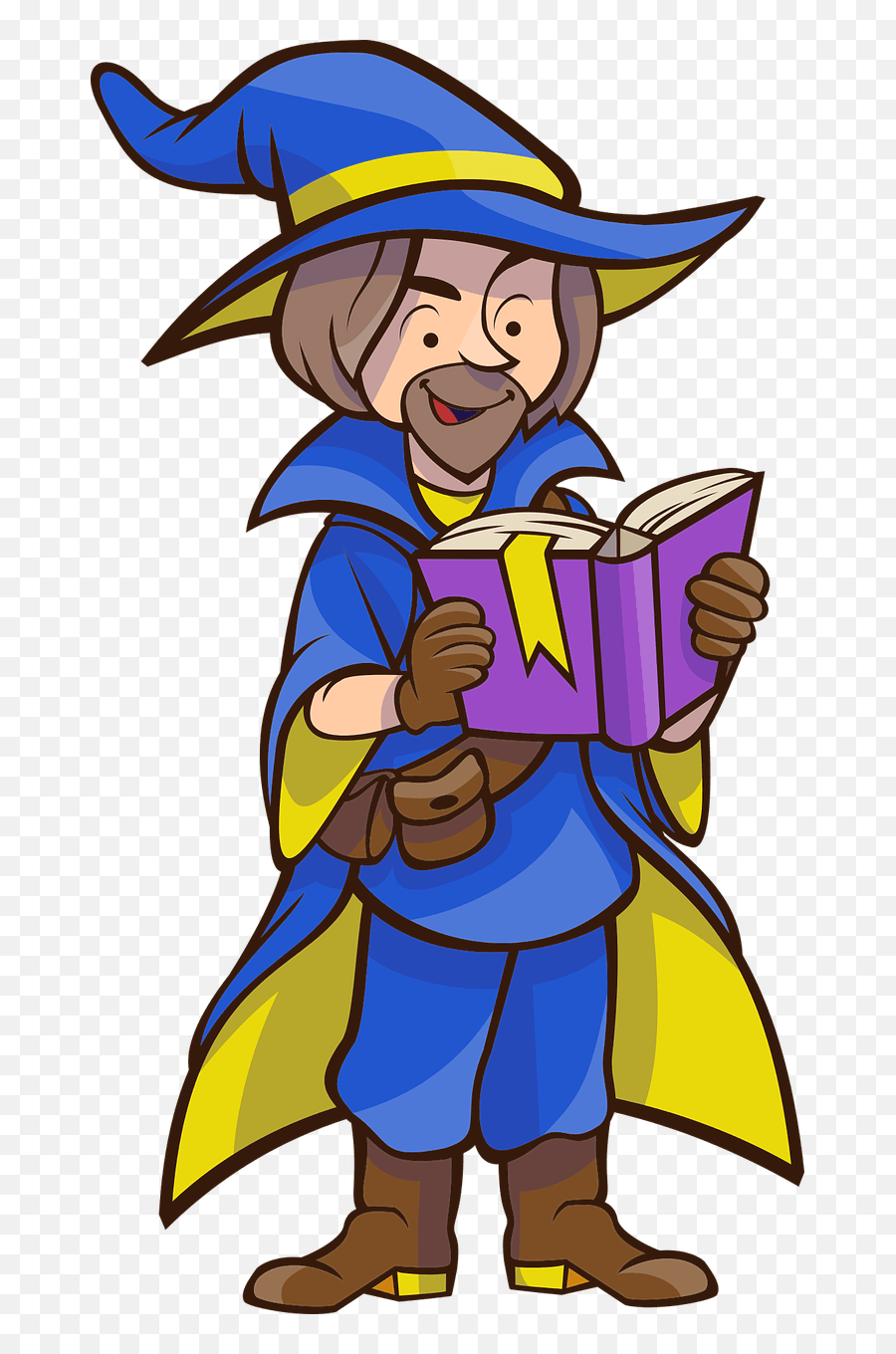 Images - Wizard Reading Book Png,Wizard Png