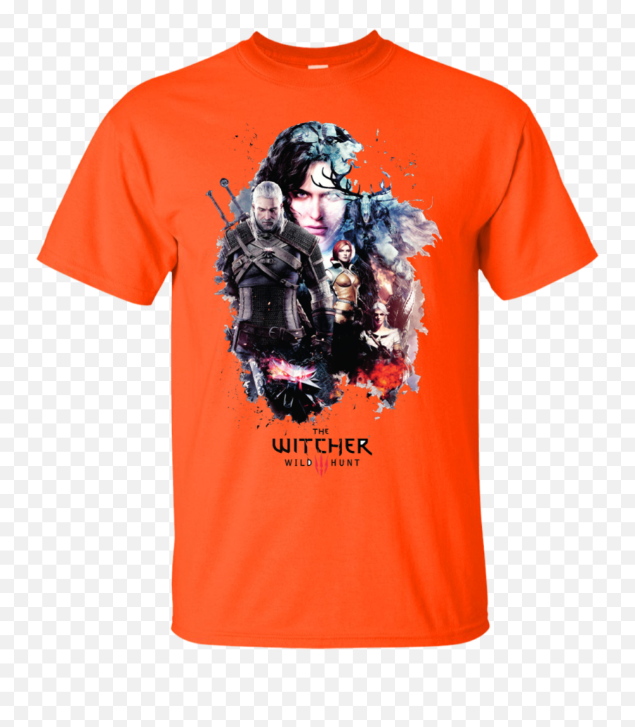 Download Hd The Witcher T - Shirt Men Witcher 3 Wild Hunt Witcher Wild Hunt Png,The Witcher Png