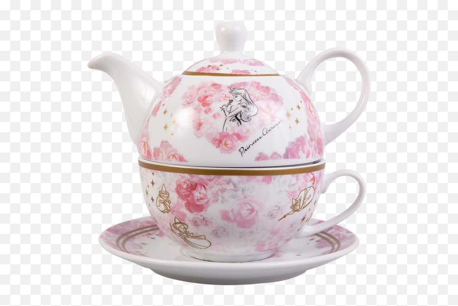 Disney - Sleeping Beauty Tea For One Set Disney Tea Sets For Adults Png,Tea Set Png