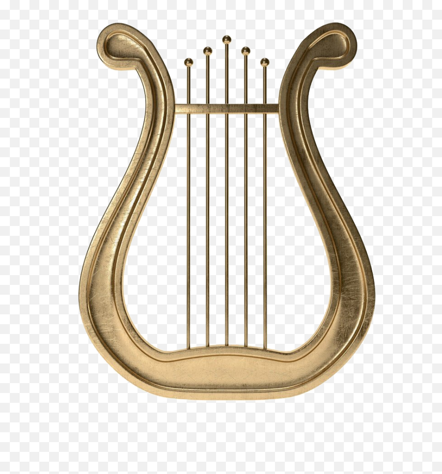 Gold Harp Png Clipart - Tipos De Arpa,Harp Png