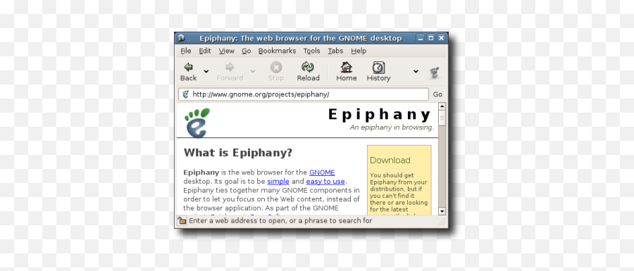Epiphany As Your Default Browser - Screenshot Png,Gnome Meme Png