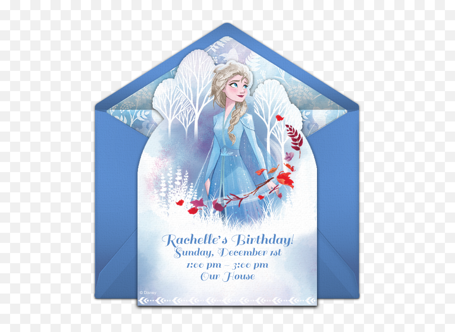 Free Frozen 2 Elsa Online Invitation - Punchbowlcom Trust Your Journey Frozen 2 Png,Frozen 2 Logo Png