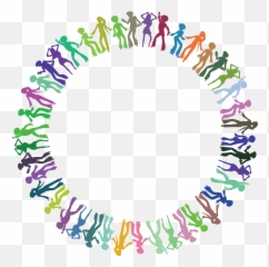 Colorful Circle Border Png 2 Image - Round Border Design