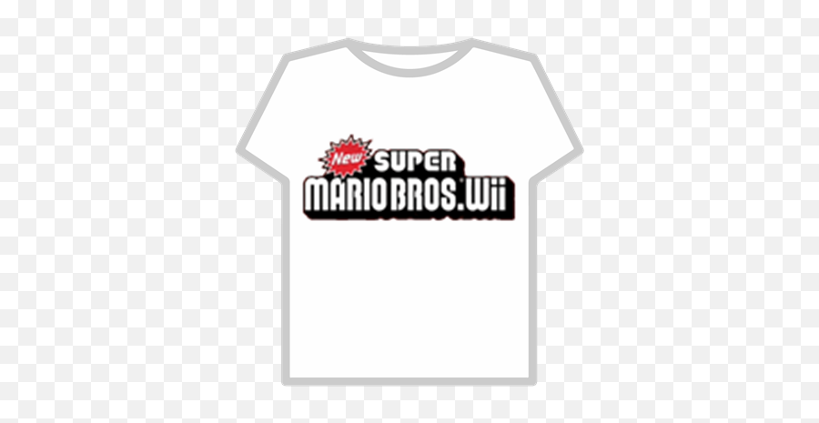 New Super Mario Bros Wii Shirt Roblox Neon District Roblox Nd Redwood Png New Super Mario Bros Logo Free Transparent Png Images Pngaaa Com - neon black roblox logo