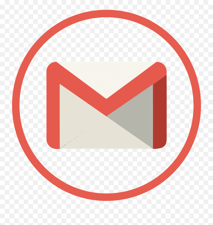 Gmail Google Mail Icon - Circle Gmail Logo Png,Logo Circle Png