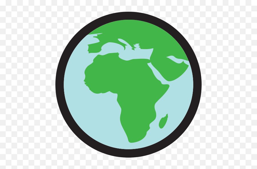 Earth Globe Europe - Map Of World Clipart Png,Earth Emoji Png