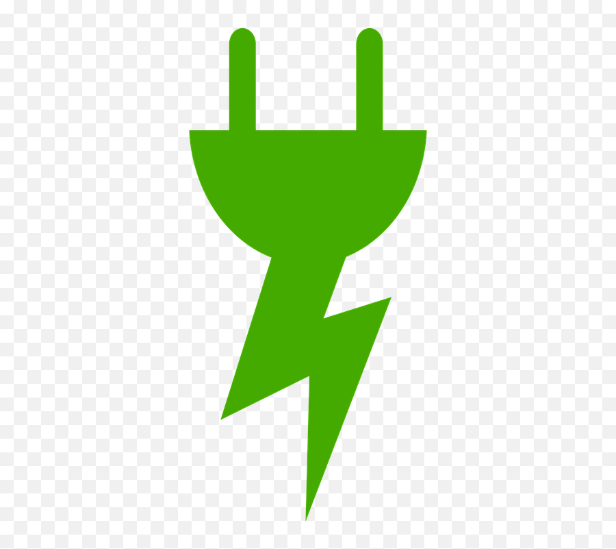 Power Energy Bolt Connector Jack Green - Green Electricity Png,Energy Png