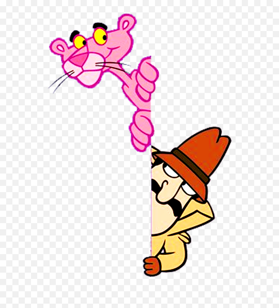 Pink Panther And Inspector Clouseau - Pink Panther And Inspector Png,Panther Transparent