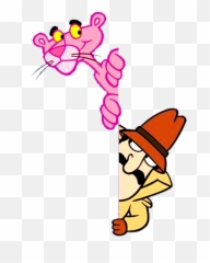 Pink Panther And Inspector Clouseau - Pink Panther And Inspector Png,Panther Transparent