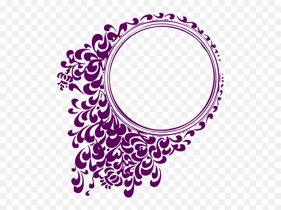 Circle Clipart Purple - Purple Design Png,Purple Circle Png