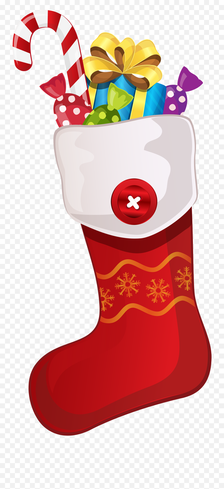 Christmas Stocking Transparent Png - Stockings With Gifts Clipart,Stocking Png