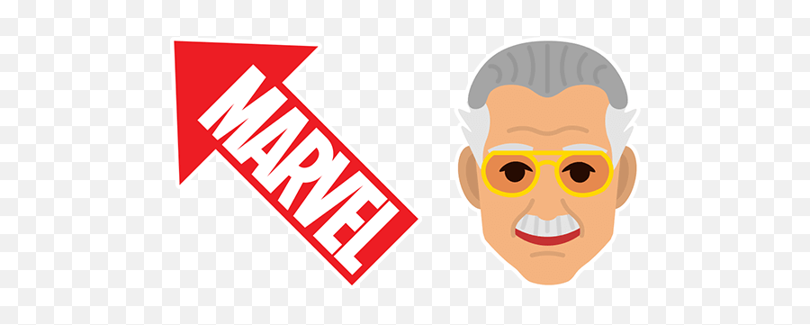 Marvel Stan Lee Cursor U2013 Custom Browser Extension - Clip Art Png,Stan Lee Png