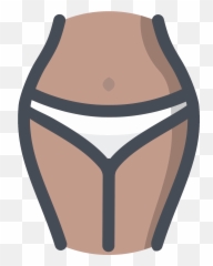 Black Women Panties Icon - Clip Art Png,Panties Png