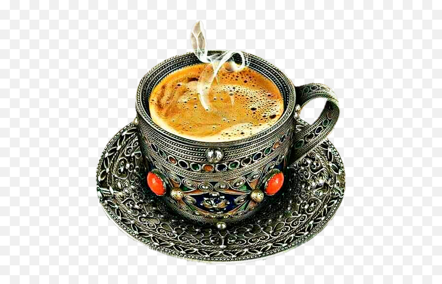 Teacup Morningtea Hottea Hot Cupboard - Cup Plate With Hot Tea Png,Coffee Smoke Png