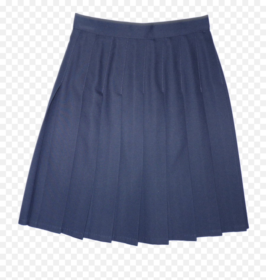 Navy Sewn Down Pleated Skirt Aggs - Miniskirt Png,Skirt Png