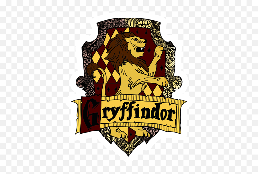 Gryffindor Sticker - Just Stickers Harry Potter Gryffindor Png,Gryffindor Logo Png