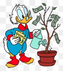 Ducktales Clip Art Disney Galore - Scrooge Mcduck Saving Money Png,Scrooge Mcduck Png