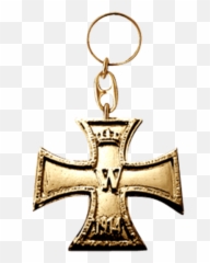 Png Gold Keys In A Cross - Keychain On Transparent Background