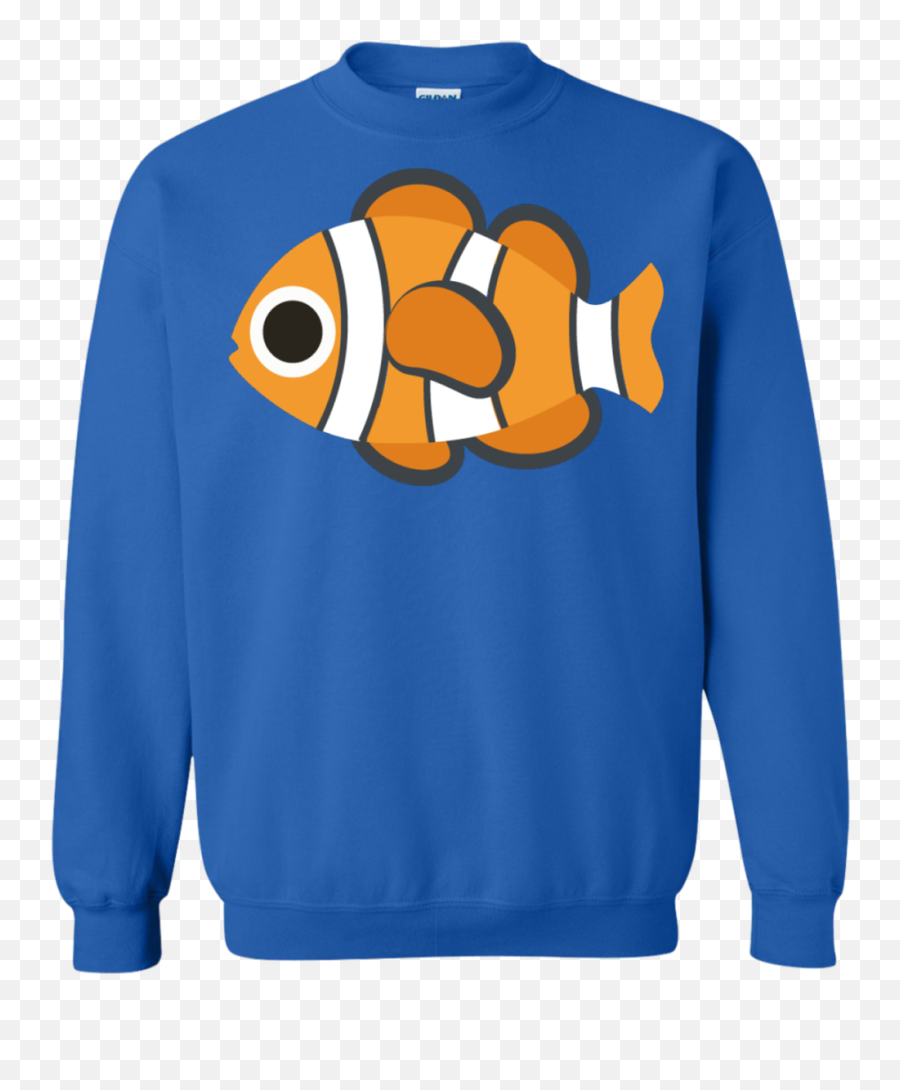 Nemo Fish Emoji Sweatshirt U2013 Wind Vandy - Snoopy Chicago Black Hawks Png,Fish Emoji Png