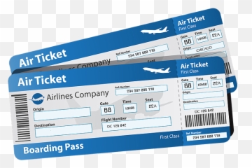 Download Hd Blank Plane Ticket Png - Air Airplane