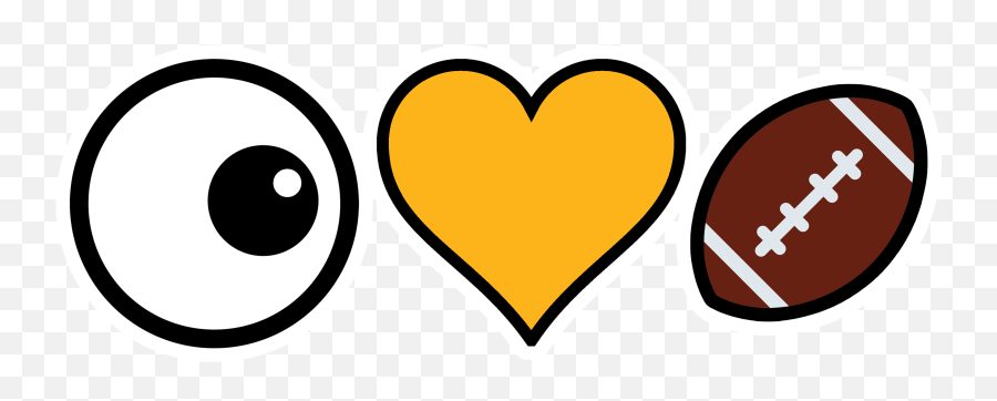 Wp I Love Football Yellow Emoji - Wpi Engineers Football Wpi Engineers Football Png,Football Clipart Transparent