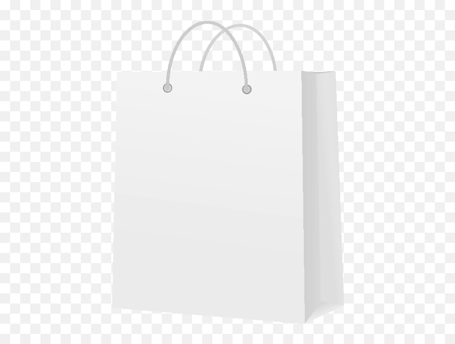 White Vector Icon - Paper Bag White Png,White Paper Png