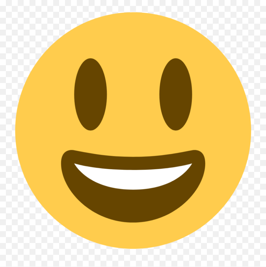 Grinning Face With Big Eyes Emoji - Grinning Face With Big Eyes Emoji Png,Smiley Face Emoji Png