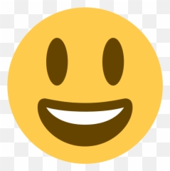 Grinning Face With Big Eyes Emoji - png