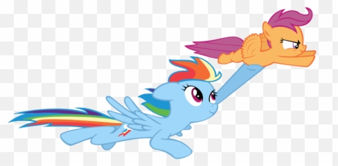 Download Free Rainbow Dash Flying Icon Favicon - Mlp Scootaloo And Rainbow Dash Png,Fly Png
