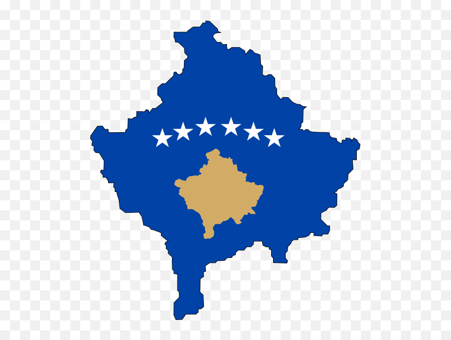 Kosovo Blue Map - Kosovo Png,Map Png