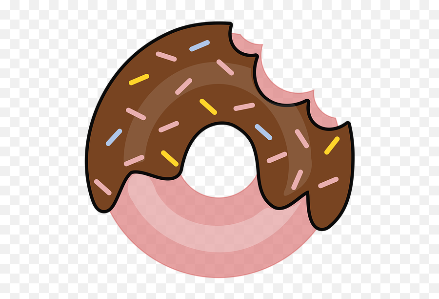 Bud Donut Donuts - Cartoon Half Eaten Donut Png,Donuts Png