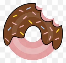 Bud Donut Donuts - Cartoon Half Eaten Donut Png,Donuts Png