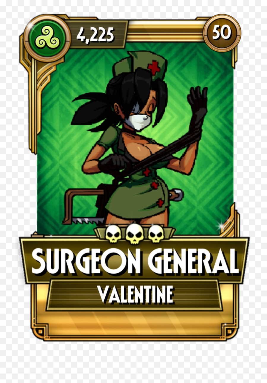 Surgeon General Png U0026 Free Generalpng Transparent - Skullgirls Valentine Silent Kill,Skullgirls Logo