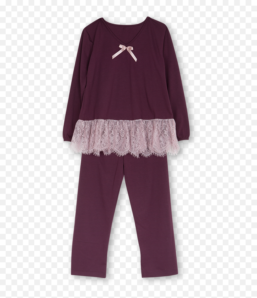 Download Hd Vivian Pyjama Burgundy - Pajamas Transparent Png Pajamas,Pajamas Png