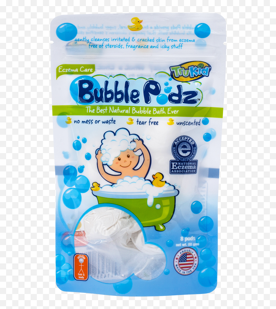 Trukid Bubble Podz Eczema Care Bath - Trukid Bubble Podz Eczema Care Png,Bubble Bath Png