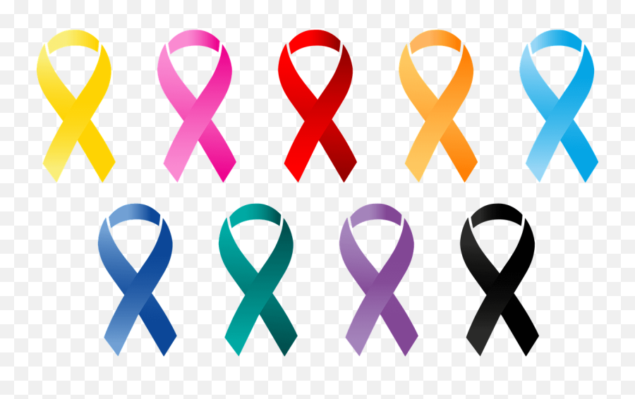 Cancer Awareness Ribbons Png Clipart - Support People With Cancer,Ribbons Png