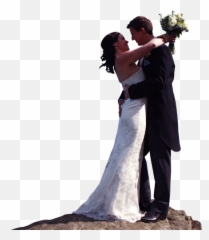 Wedding Png Clipart Bride And Groom - Married Couple Transparent Background