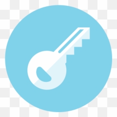 Key Free Icon Of Kameleon Blue Round - Twitter Logo Png White Background,Key Icon Png