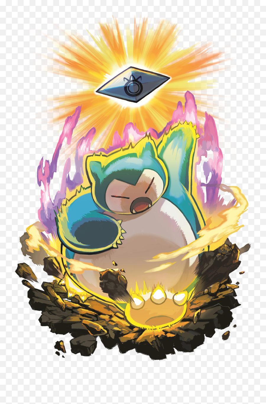 Pulverizing Snorlax - Pokemon Sun And Moon Game Switch Png,Snorlax Transparent