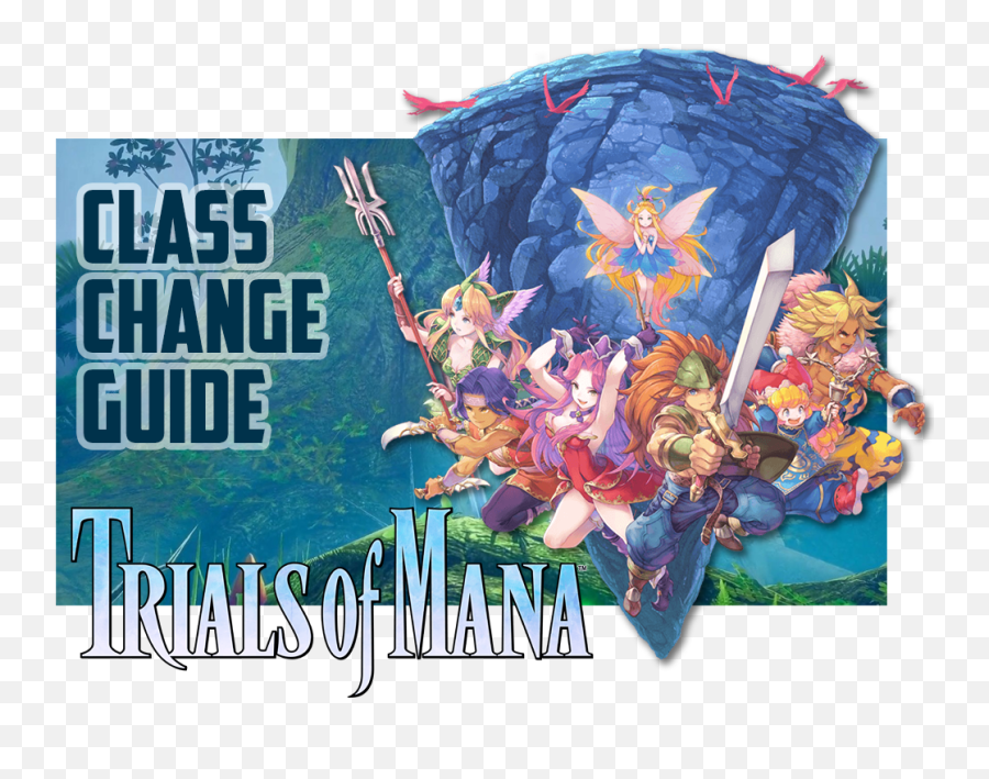 Trials Of Mana Snes Classchange Guide - Trials Of Mana Cover Png,Secret Of Mana Logo