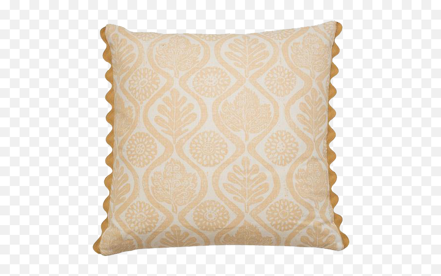 Oakleaves Yellow Square Pillow - Napkin Png,Yellow Square Png