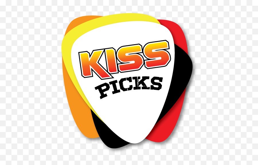 Kiss Picks U2013 Purchase Official Guitar - Language Png,Hershey Kiss Logo