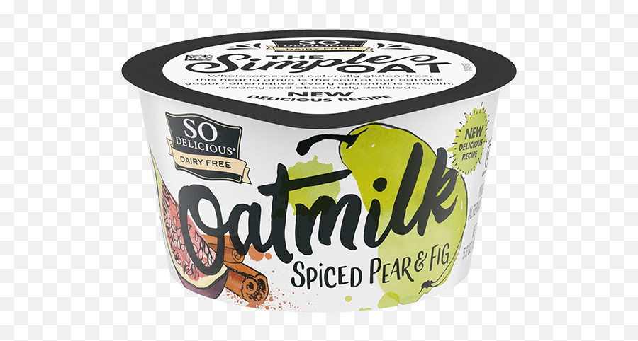 Spiced Pear U0026 Fig Oatmilk Yogurt So Delicious Dairy Free - Language Png,Fig Png